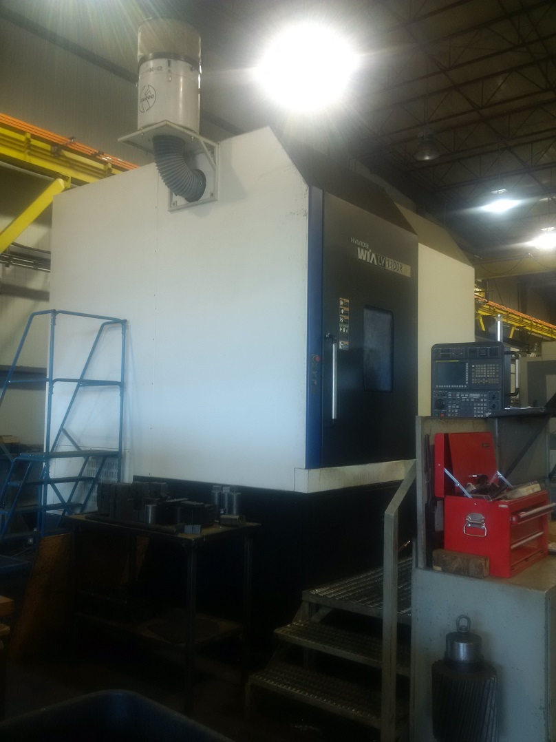 Hyundai Wia LV1100R CNC Vertical Lathe, Fanuc 32iA, 53