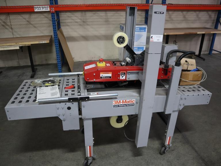 3M-Matic 700r Random Case Sealer with AccuGlide II Taping Heads- Auction Item