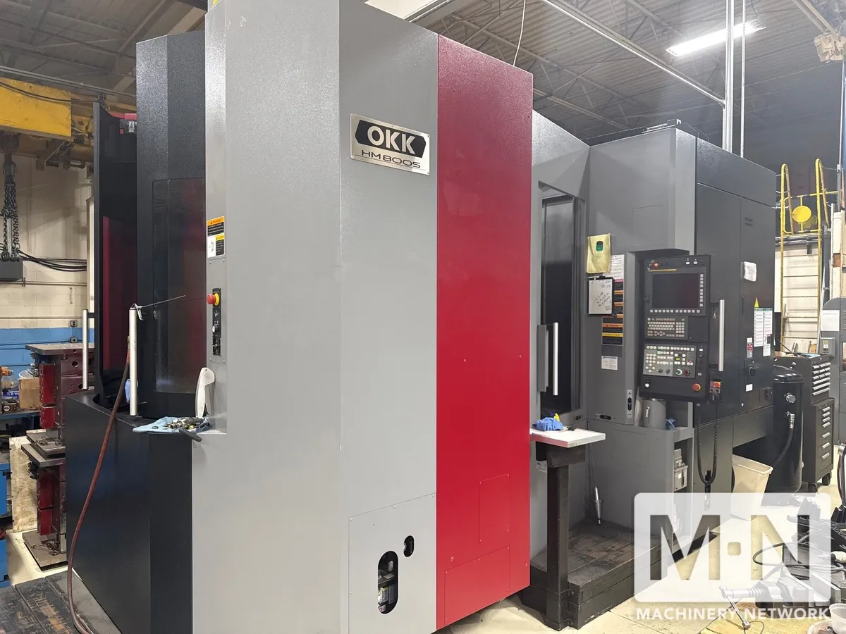 OKK HM800S CNC Horizontal Machining Center, 2024 - low hours
