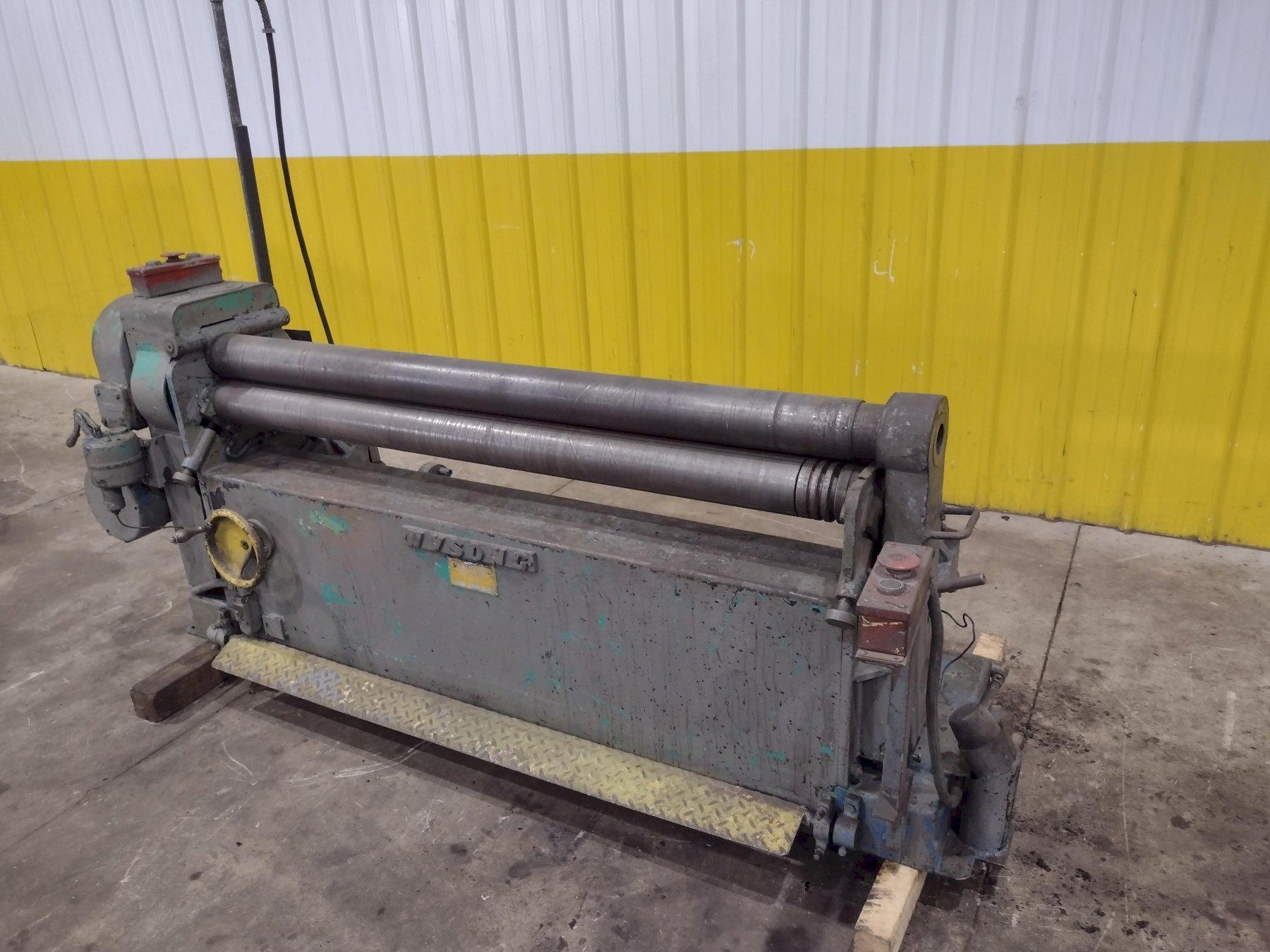 60" X 16-GAUGE WYSONG MODEL #B-60 PLATE BENDING ROLL: YOBRO #25834