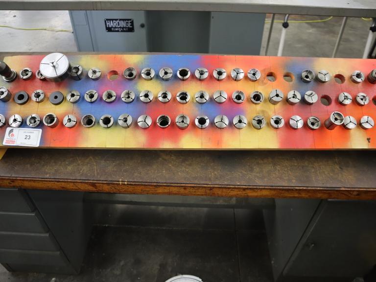 5C Collets with Colorful Wood Divider Rack- Auction Item