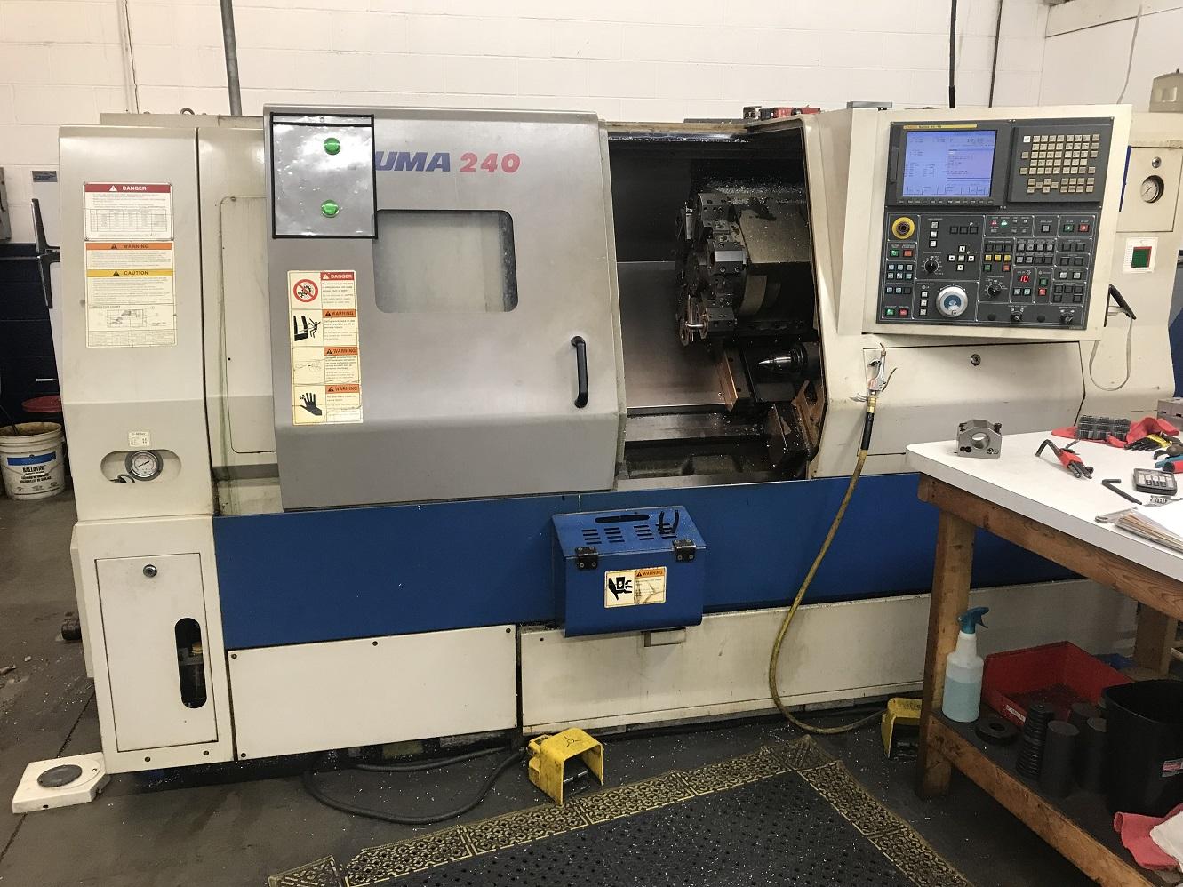 Doosan Daewoo Puma 240B CNC Lathe, Fanuc 21i, 8
