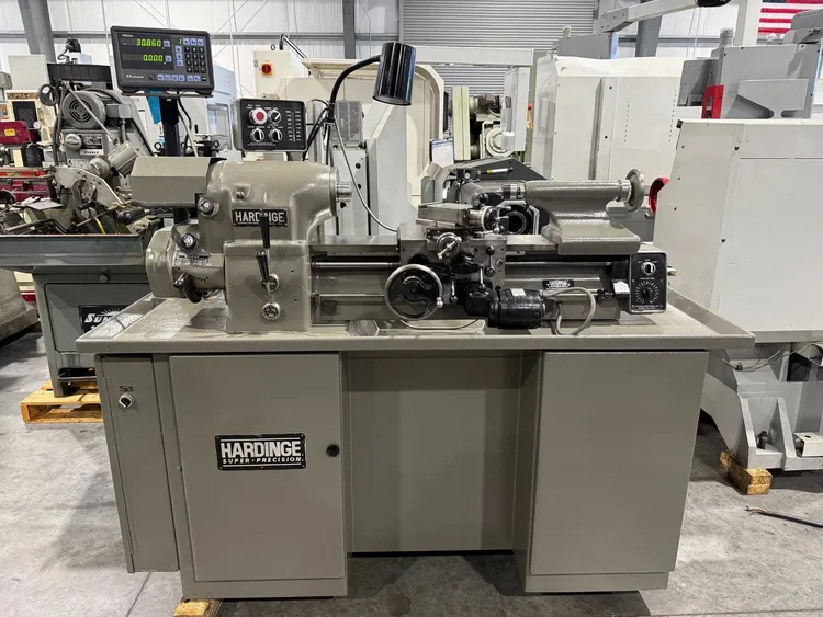 HARDINGE HLV-H Precision Tool Room Lathe “METRIC” 1988’ USA #8090