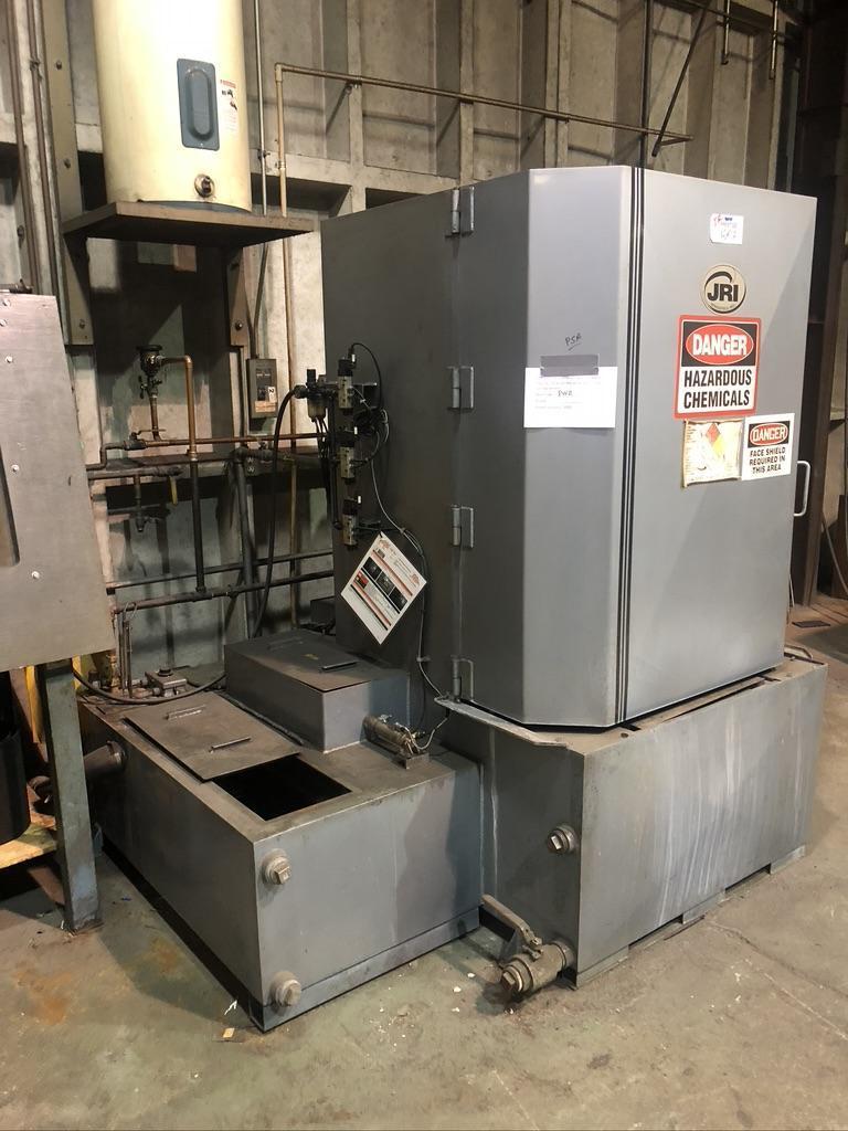 36" TABLE JRI PARTS WASHER, MODEL PCS-3642, 42" MAX. HEIGHT, 2008