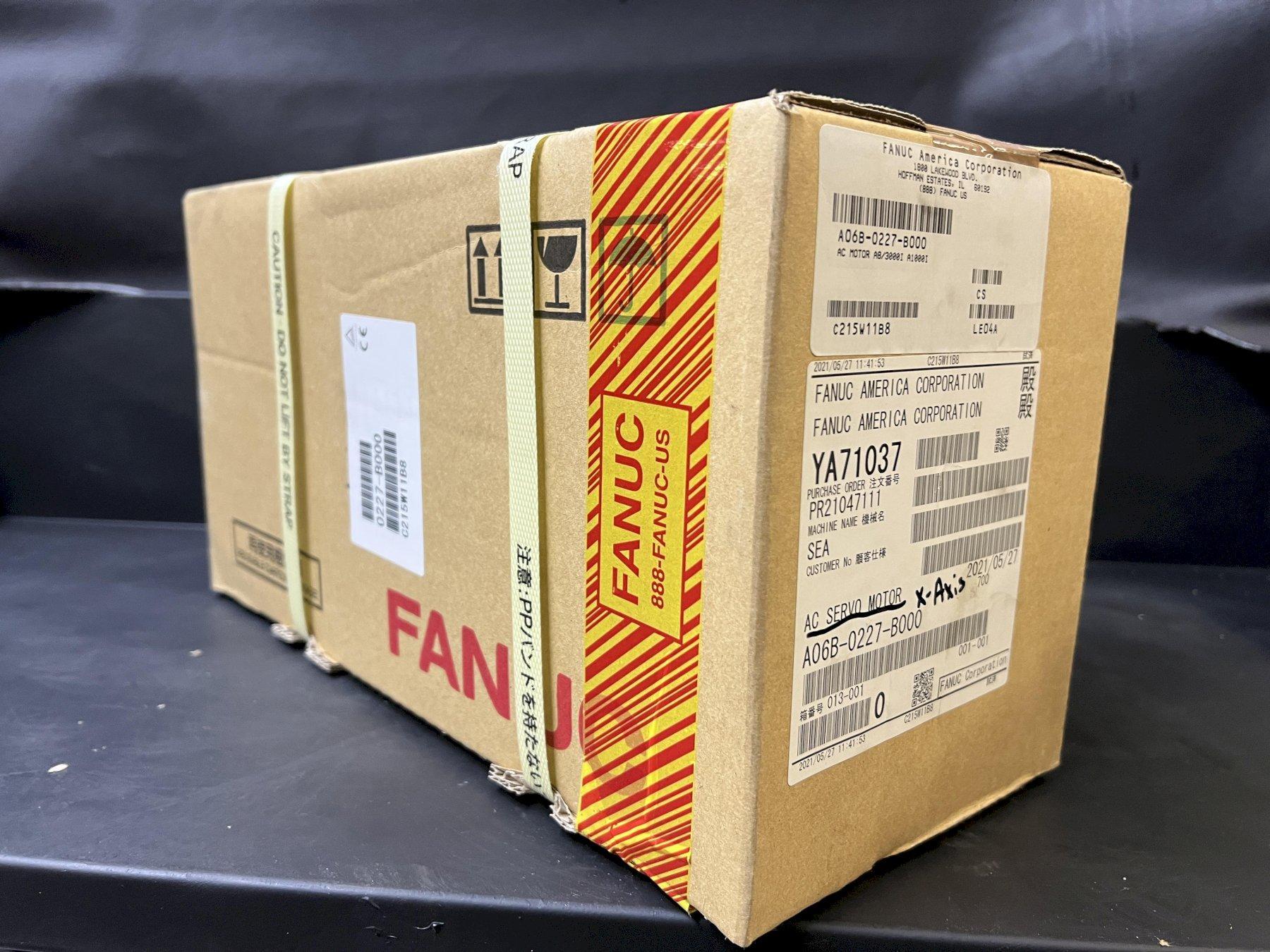 New Fanuc A06B-0227-B000 AC Servo Motor A860-2000-T301 Encoder A8/3000I