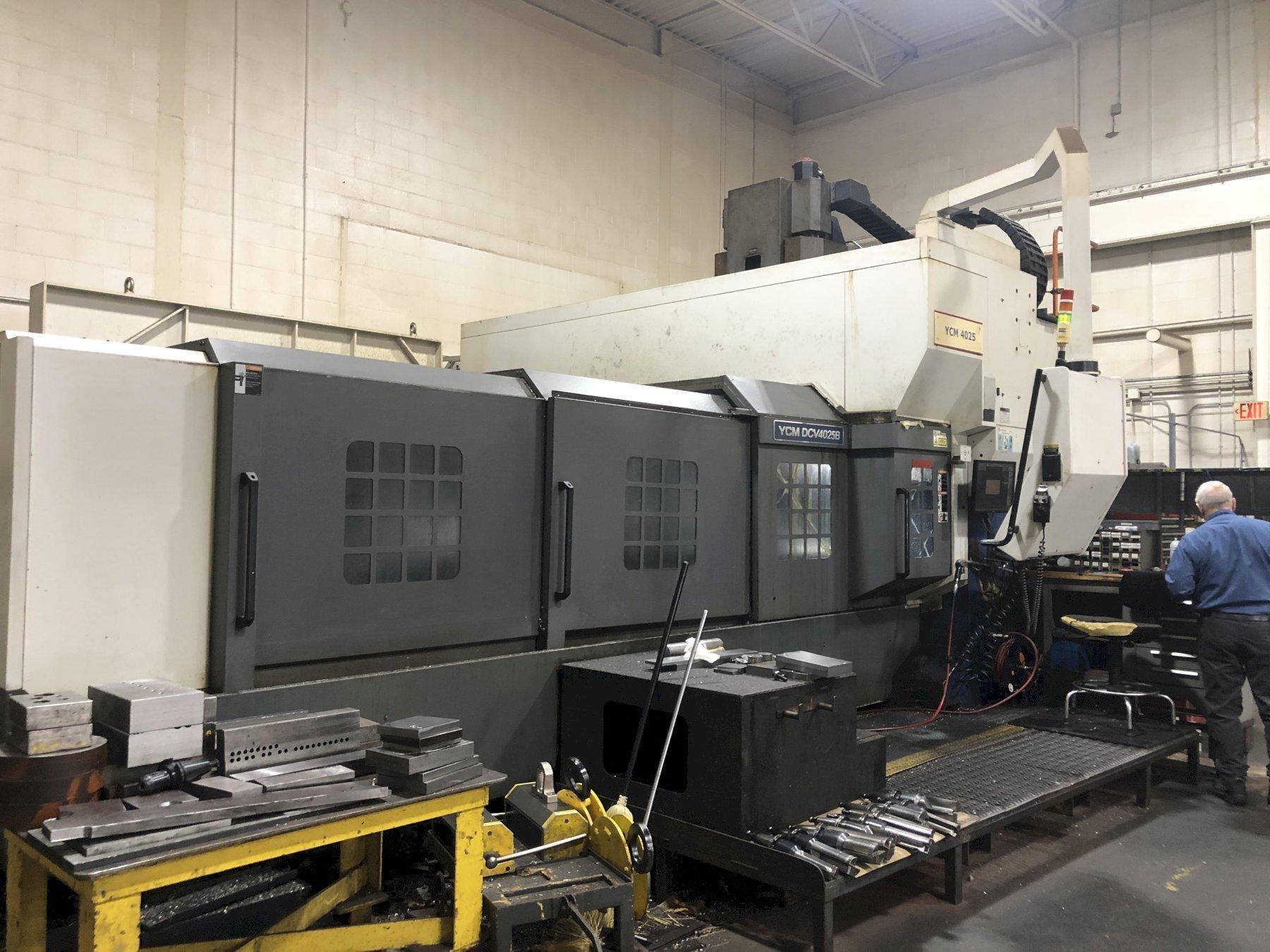 YCM DCV 4025B CNC BRIDGE TYPE MACHINING CENTER
