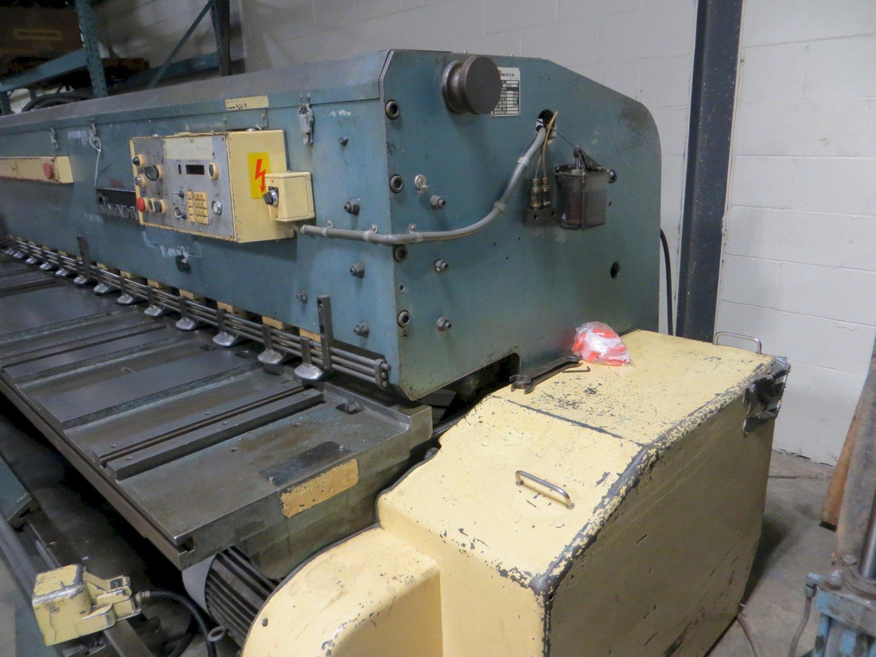 3/16" x 10 ft. Amada Mechanical Power Shear Model M-3045