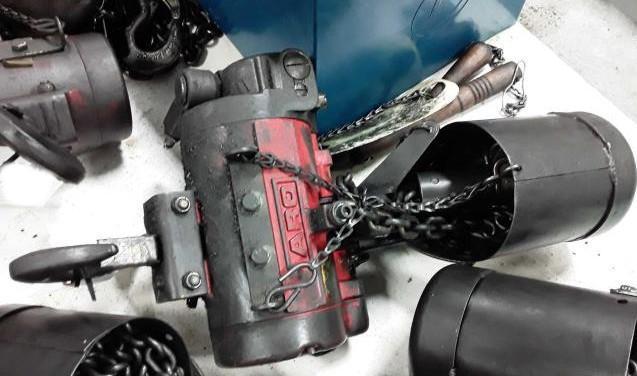 1 - PREOWNED ARO 1/2 TON AIR HOIST, MODEL #: 7756E-1C15-C120, S/N: SPH149-0922-04