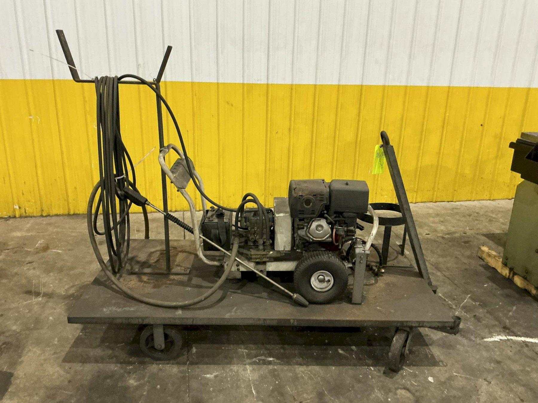 POWER WASHER W/ PORTABLE STEEL CART: YOBRO #25279