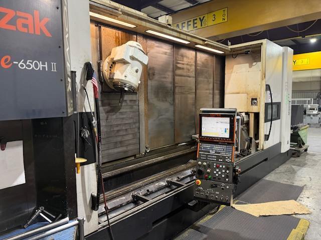 Mazak Integrex e-650H II CNC Multi-Tasking Lathe, Mazatrol Matrix, 24" Chuck, A2-11, 1600 RPM, 120" Centers, 80 ATC, 10K RPM on Mill head, 60HP,  New 2006