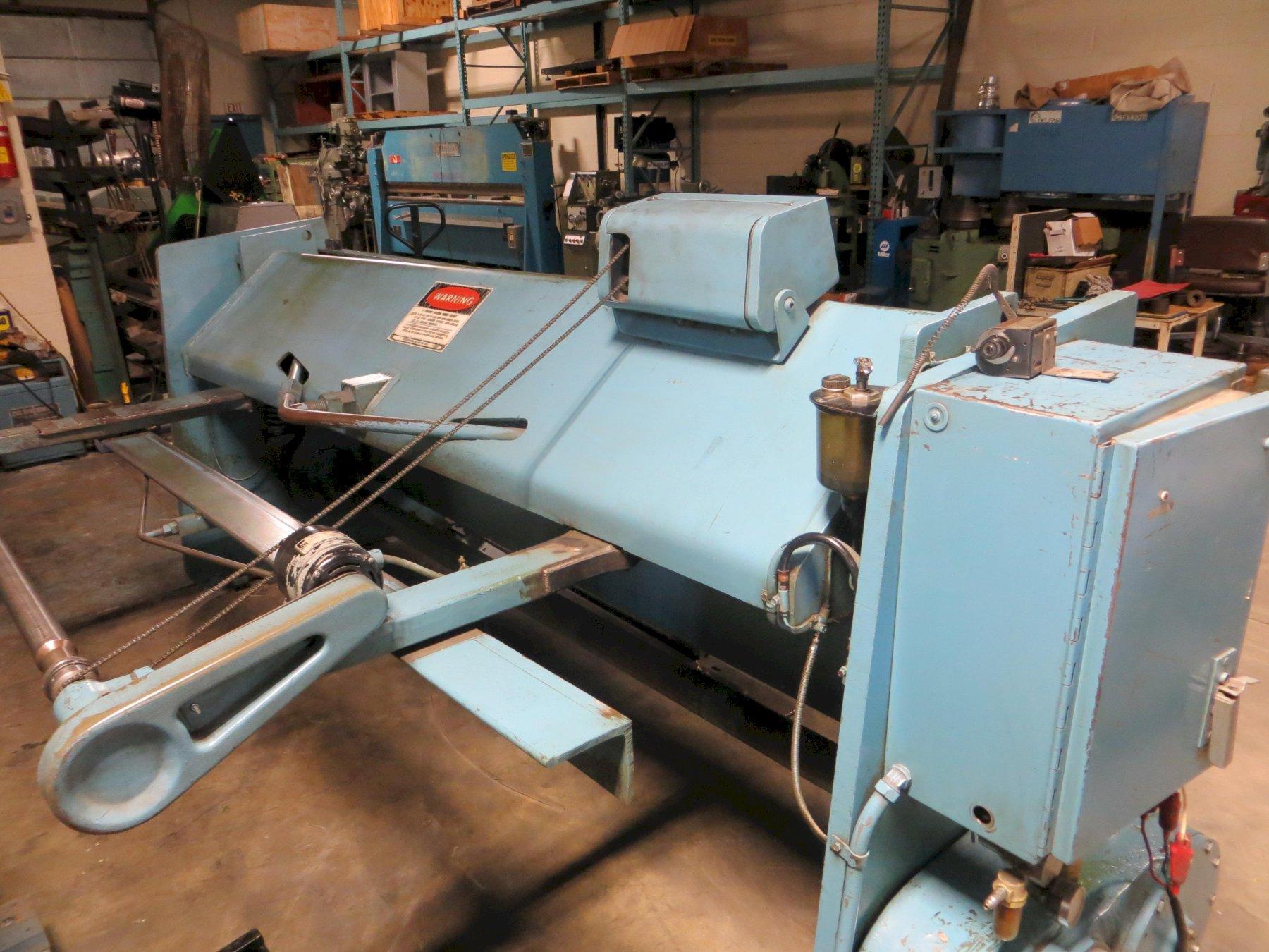 10 Ga x 8 ft Niagara Mechanical Power Shear Model 1R-8