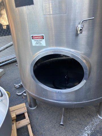 863 Gallon Kaspar- Schulz Stainless Steel Tank, 1989 – CIP