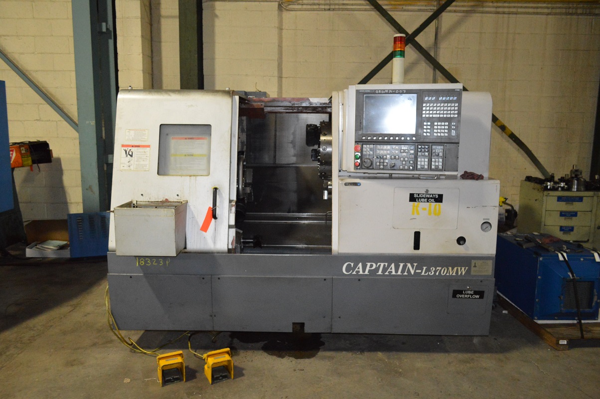 Okuma  Captain L370MW CNC Lathe, OSP200L, 10