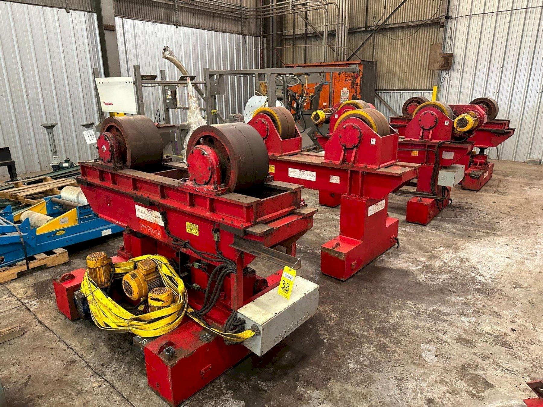 150 TON WELDWIRE MODEL #CASI-150 POWERED TANK TURNING ROLLS: YOBRO #25736