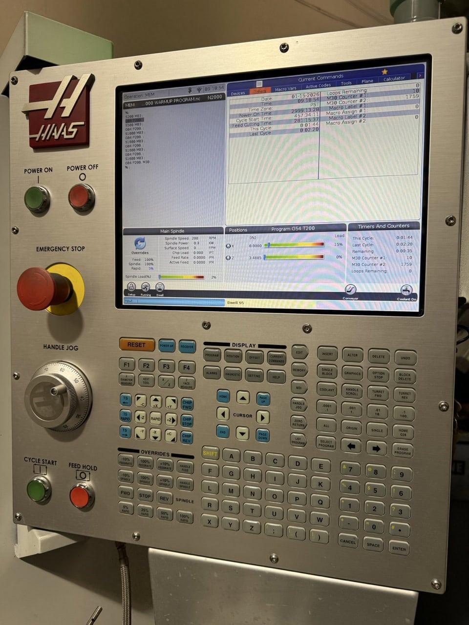 HAAS ST-15 CNC TURNING CENTER