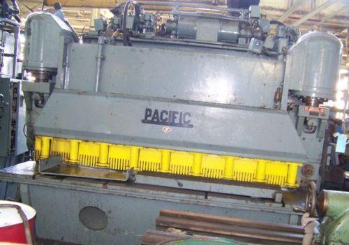3/8" X 8' PACIFIC # 375S8ARL HYDRAULIC POWER SQUARING SHEAR