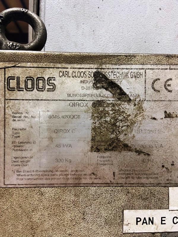 CLOOS MODEL QIROX ROBOTIC WELDING POSITIONER
