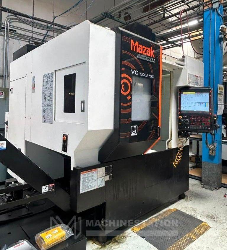 Mazak VC-500A/5X 5-Axis CNC Vertical Machining Center – TSC, 12,000 RPM Mill