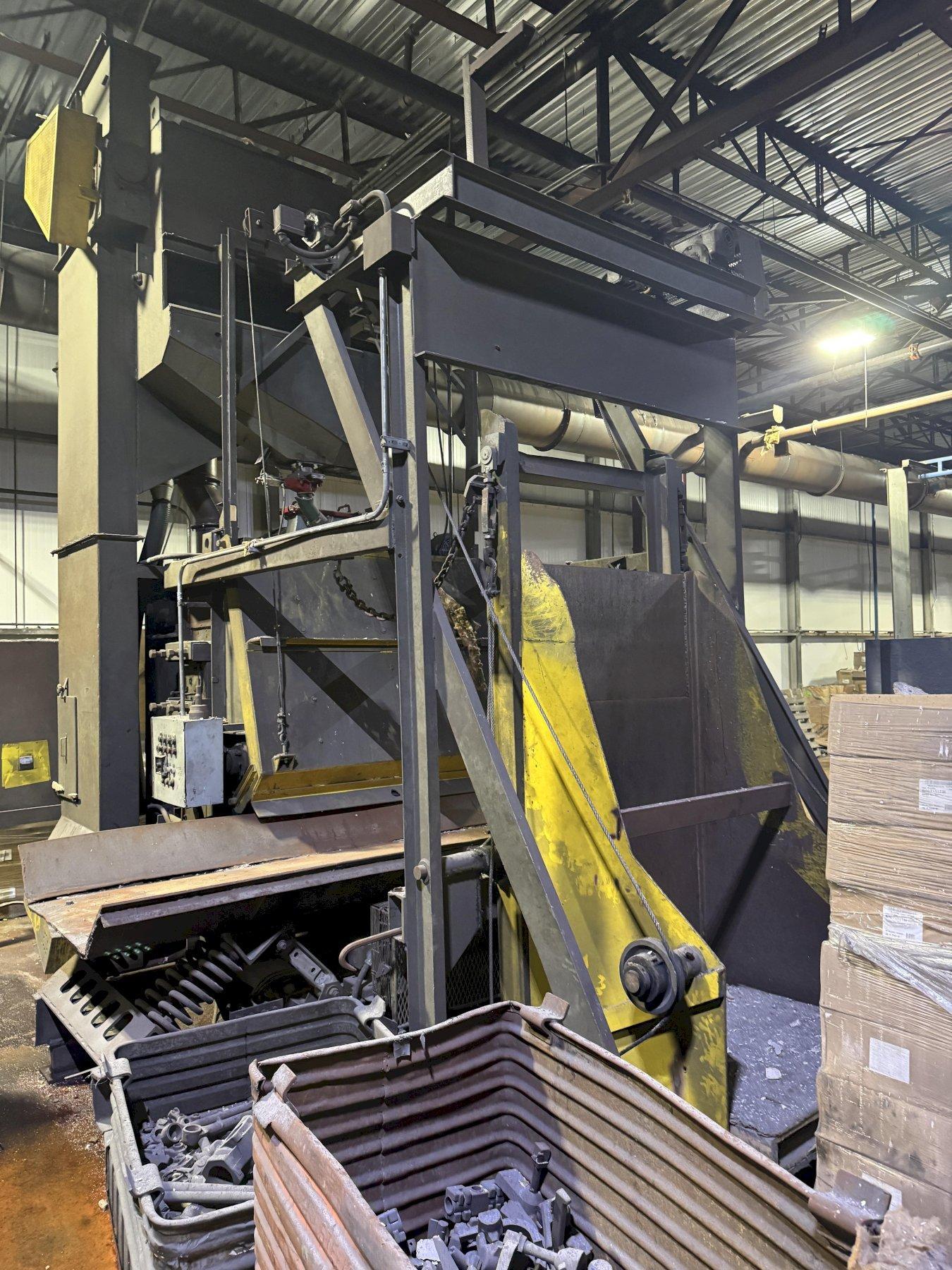 15 C.U FT PANGBORN 15-GN STEEL TUMBLE BLAST MACHINE. STOCK # 0887525