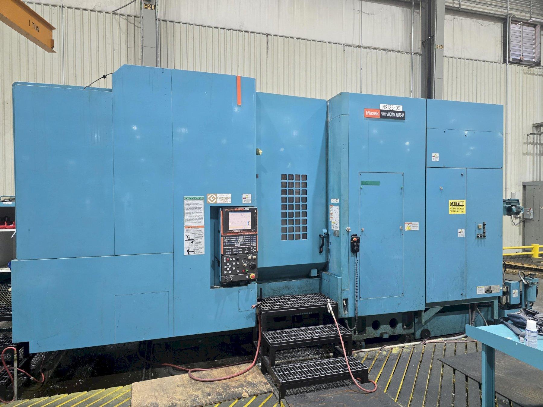 2008 MAZAK HCN 6800II Horizontal Machining Center - 8000 RPM, High Torque, 43-Tool Changer