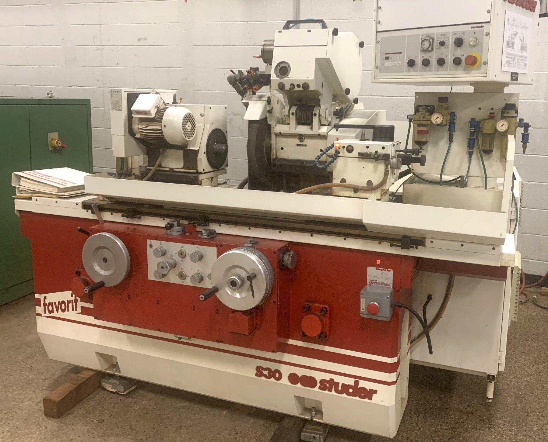 Studer Model S30 Favorit Universal Cylindrical Grinder, S/N 3465-41.