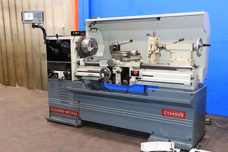 15"/23.6" X 45" CLAUSING-METOSA GAP BED ENGINE LATHE, MODEL C1545VS