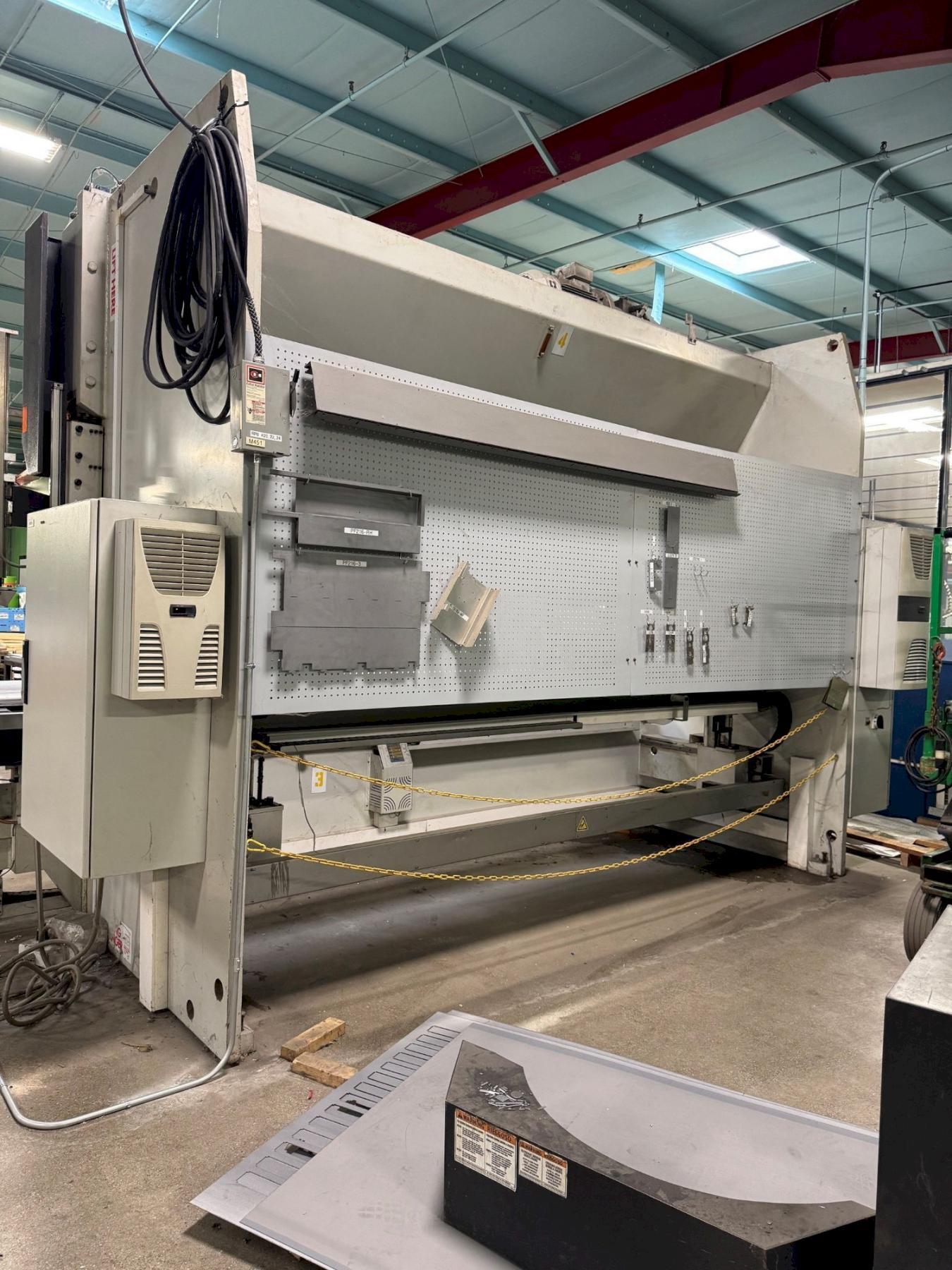 Used LVD / Strippit 150 ton x 14' 6-axis CNC hydraulic press brake model PPED 150-BH14