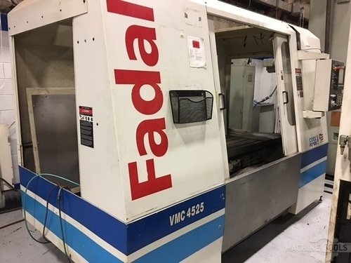 FADAL VMC4525HT CNC VERTICAL MACHINING CENTER W/SIDE MOUNT TOOL CHANGER
