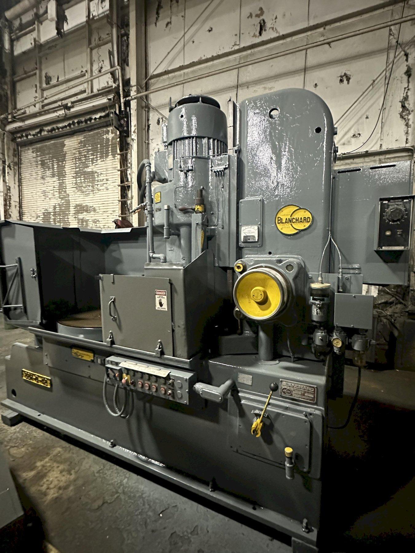 42" BLANCHARD MODEL #22H-D-42 ROTARY SURFACE GRINDER