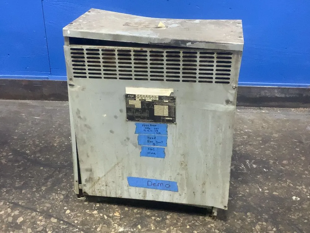 FEDERAL PACIFIC 45 KVA TRANSFORMER