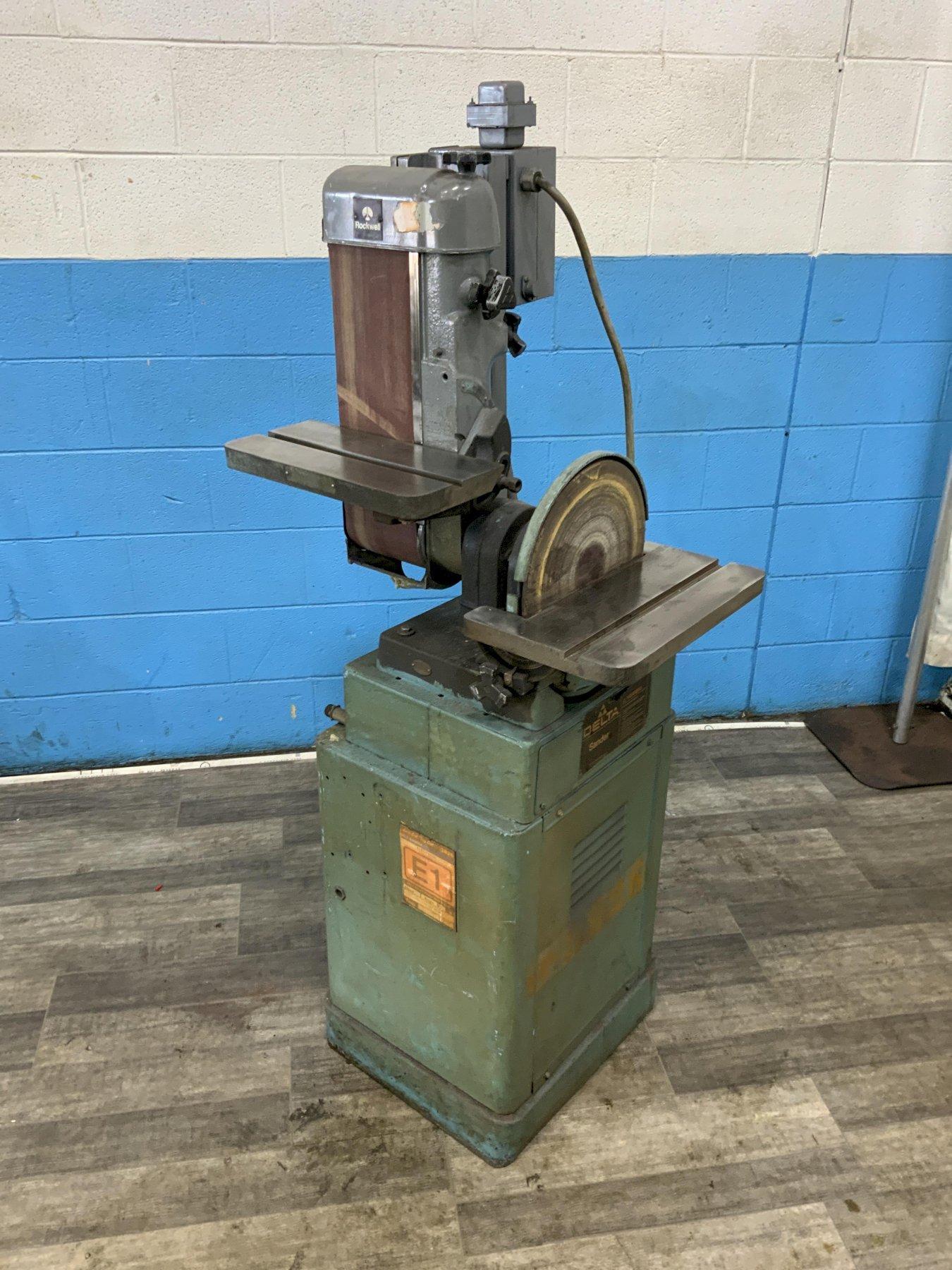 6"X 48" DELTA ROCKWELL BELT AND DISC SANDER: STOCK #80919