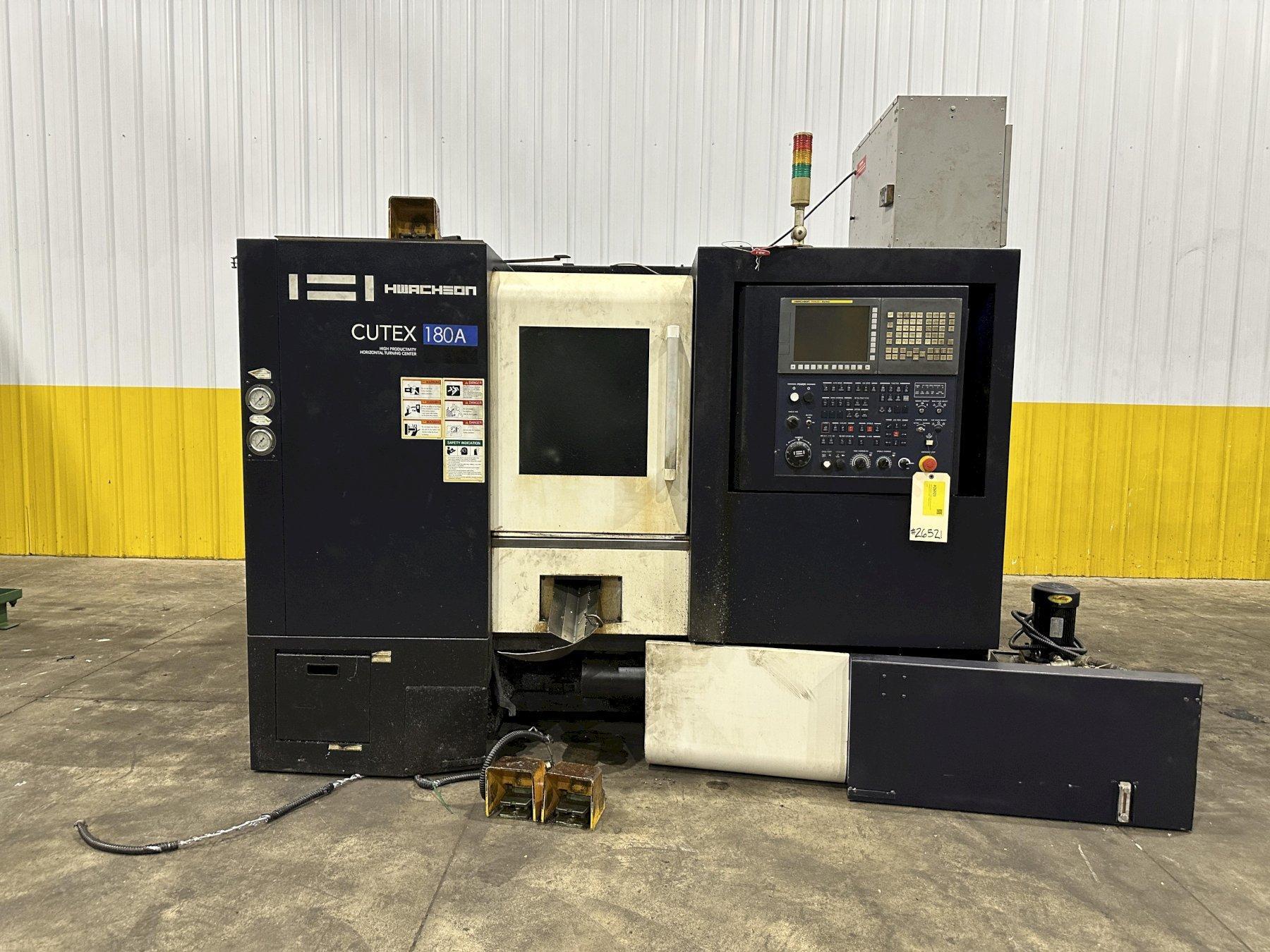 2017 Hwacheon CUTEX-180A Horizontal CNC turning center LATHE : YOBRO #26521