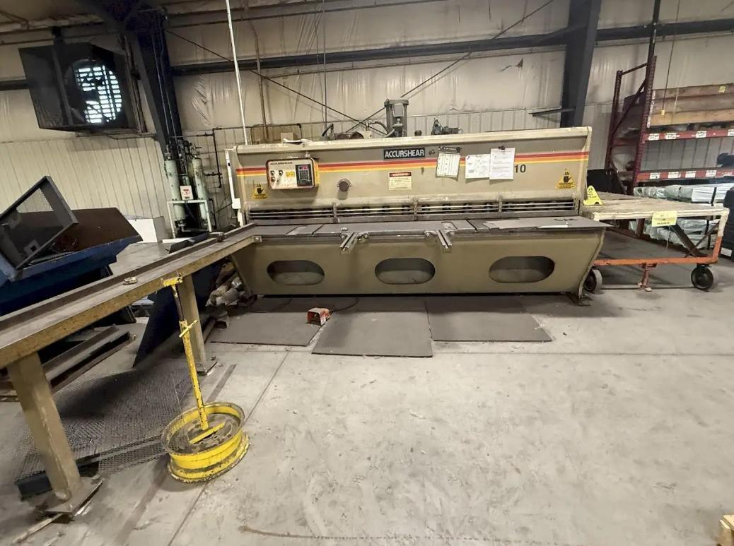 1995 Accurshear 625010 Hydraulic Power Squaring Shear (#5671)