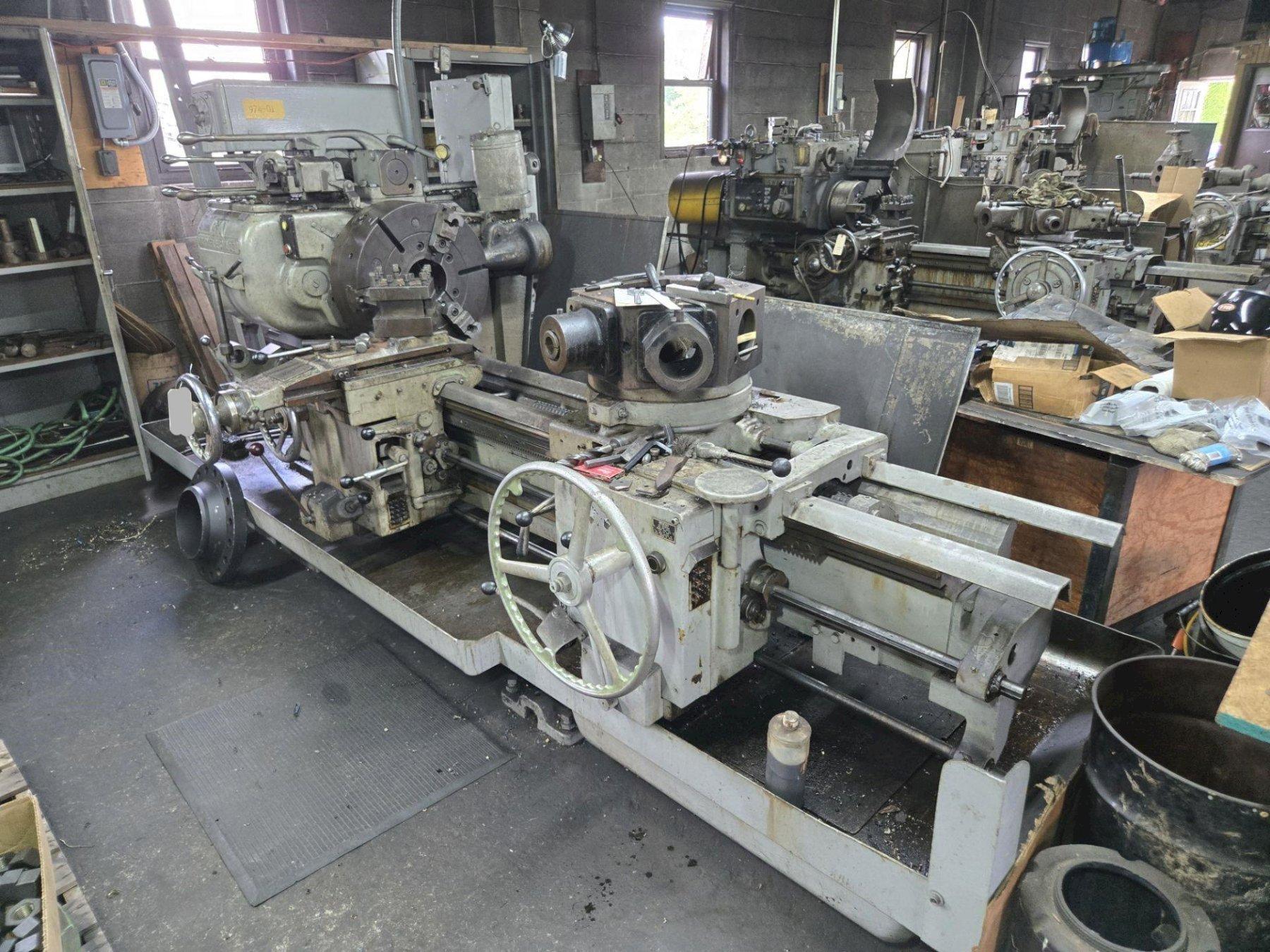 WARNER & SWASEY 3A MODEL M-1950 TURRET LATHE. STOCK # 0992625.