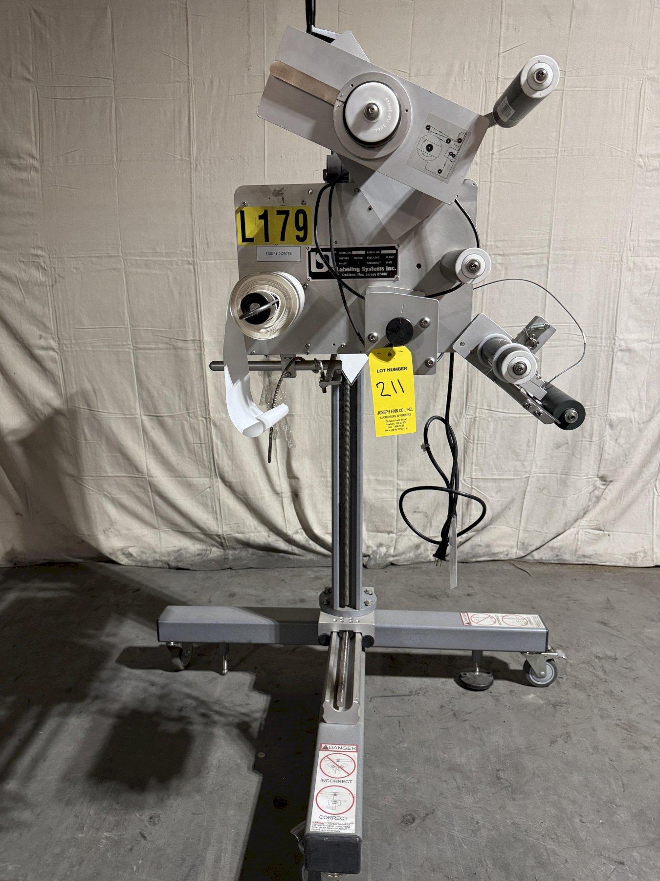 LSI, Labeling Systems Inc. Pressure Sensitive Labeler Applicator, Model 40.20