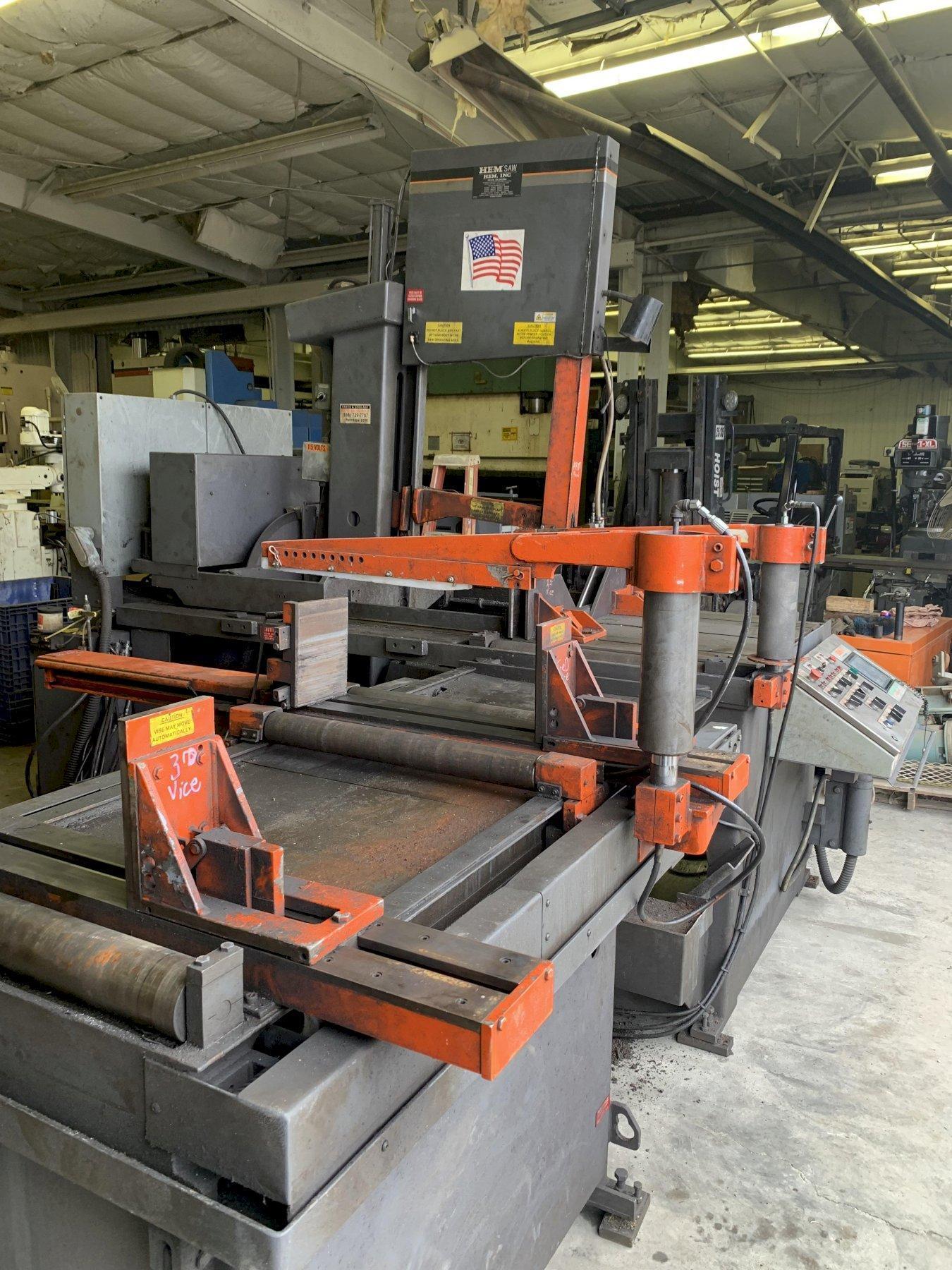 22" X 30" HEM MODEL VT140HA-60TS VERTICAL HIGH SPEED PRODUCTION BANDSAW