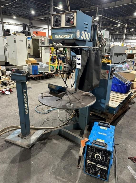 Bancroft Model WELDA-ROUND 300 Rotary Mig Welder.