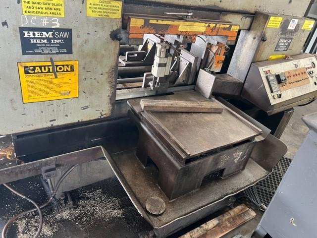 18" x 20" HEM MODEL H130HA-DC DOUBLE COLUMN AUTOMATIC HORIZONTAL BAND SAW