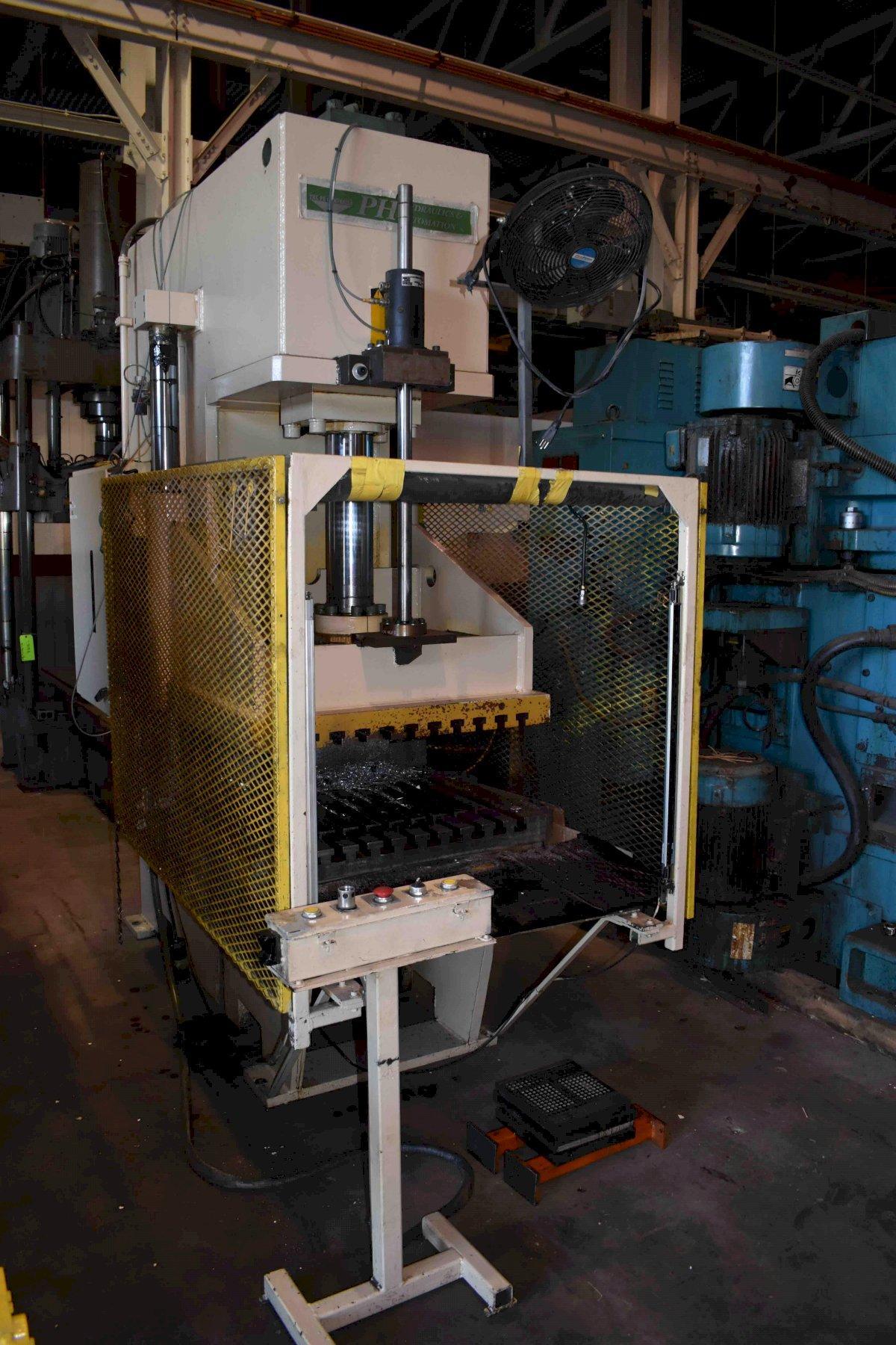 50 TON PH HYDRAULICS MODEL OGP-50 GAP FRAME HYDRAULIC PRESS, 24