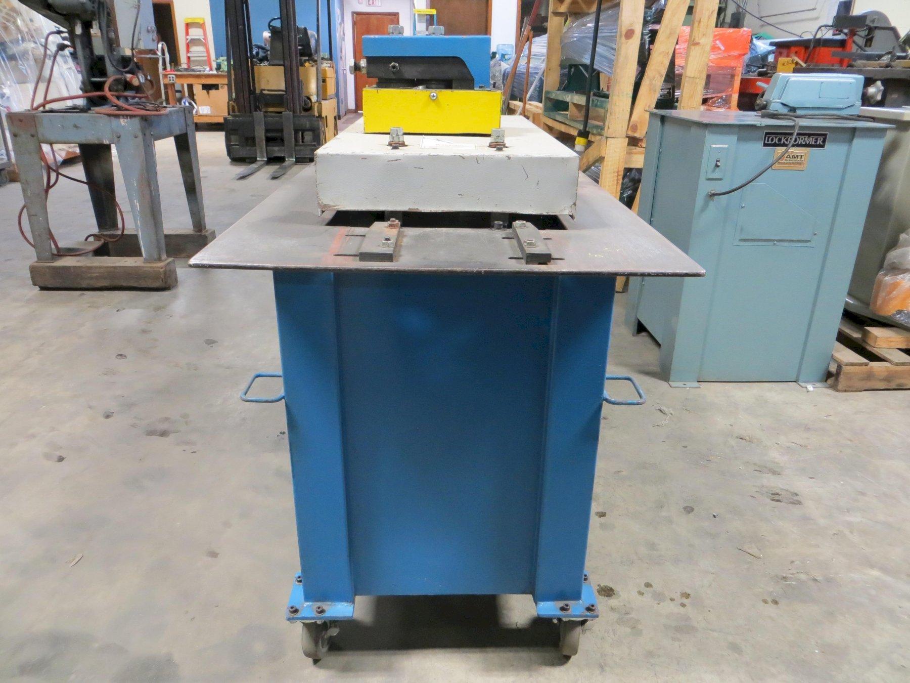16 Ga. GMC Pittsburgh Rollforming Machine w/ Right Angle Flange and Power Flanger