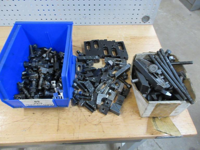 Clamp Down Hardware, Assorted, Nuts, Bolts, Risers, Strap Clamps- Auction Item