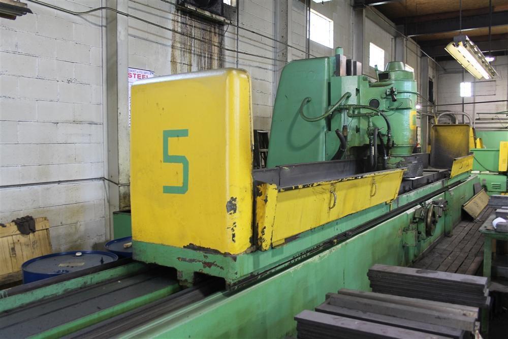 18' X 18' X 192' THOMPSON VERTICAL ROTARY SURFACE GRINDER: STOCK #62165