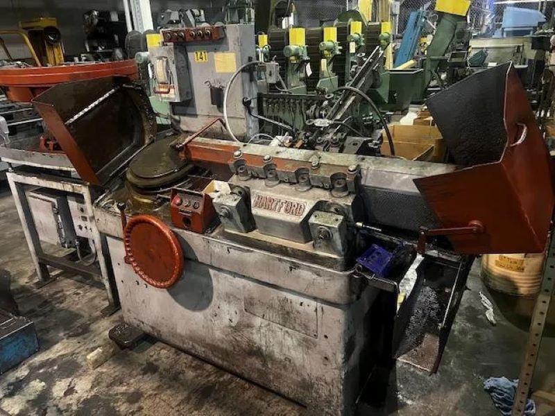 HARTFORD MODEL 20-225 FLAT DIE THREAD ROLLING MACHINE