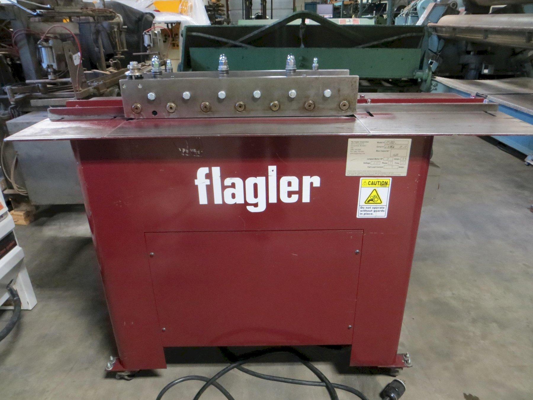 16 Ga Flagler Pittsburgh Machine - 16 Ga. Capacity w/ Right Angle Flange