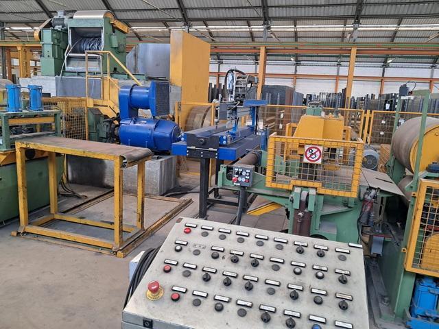 650mm x 5mm x 7,000kgs Schmitz Loop Slitting Line