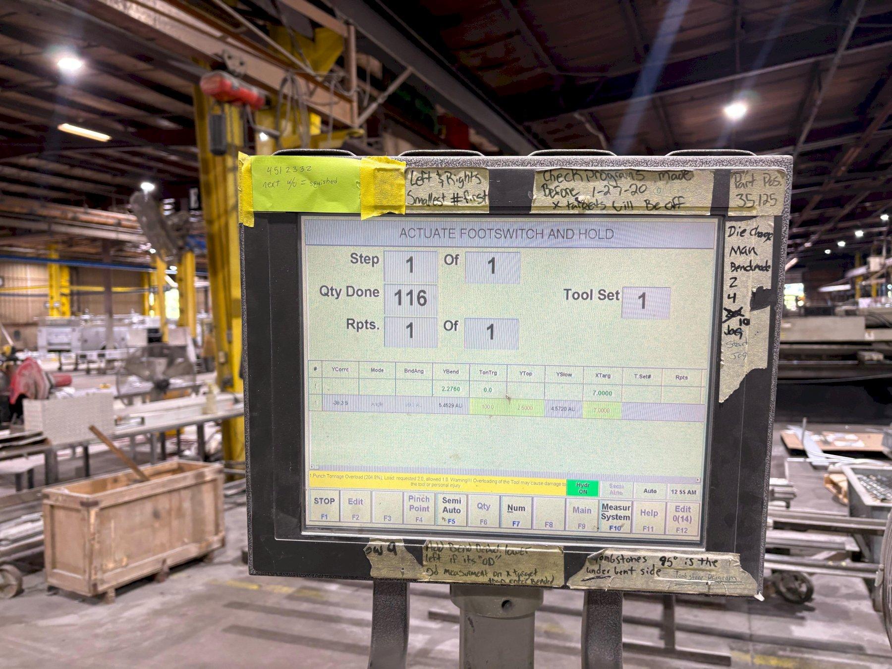 1 - PREOWNED ACCURPRESS PRESS BRAKE 100 TON X 10', MODEL # 710010, S/N: 5742