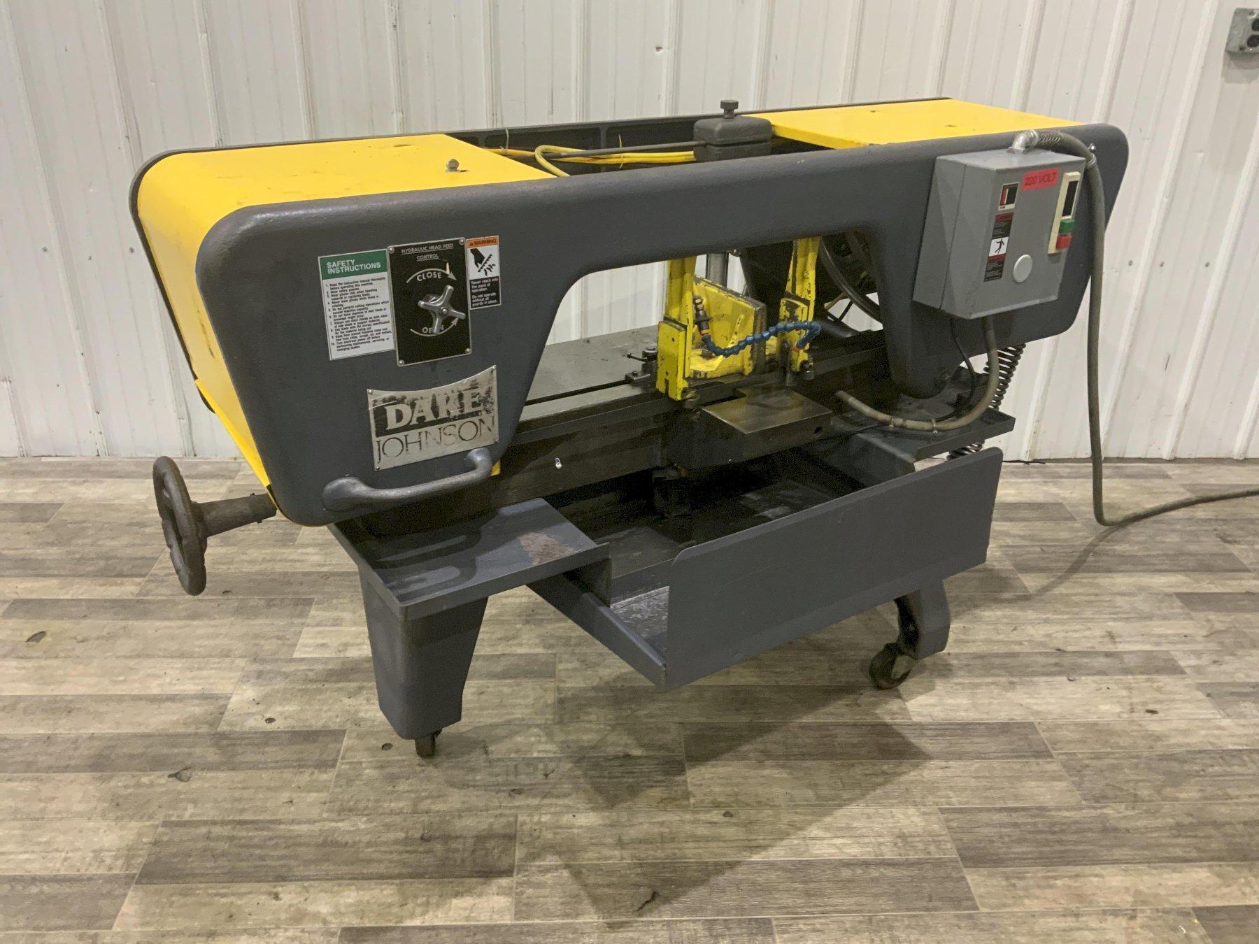 10" X 18" DAKE MODEL #JH10 HORIZONTAL BAND SAW: STOCK #80761