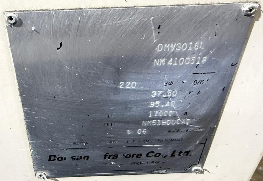 Doosan Daewoo DMV 3016L