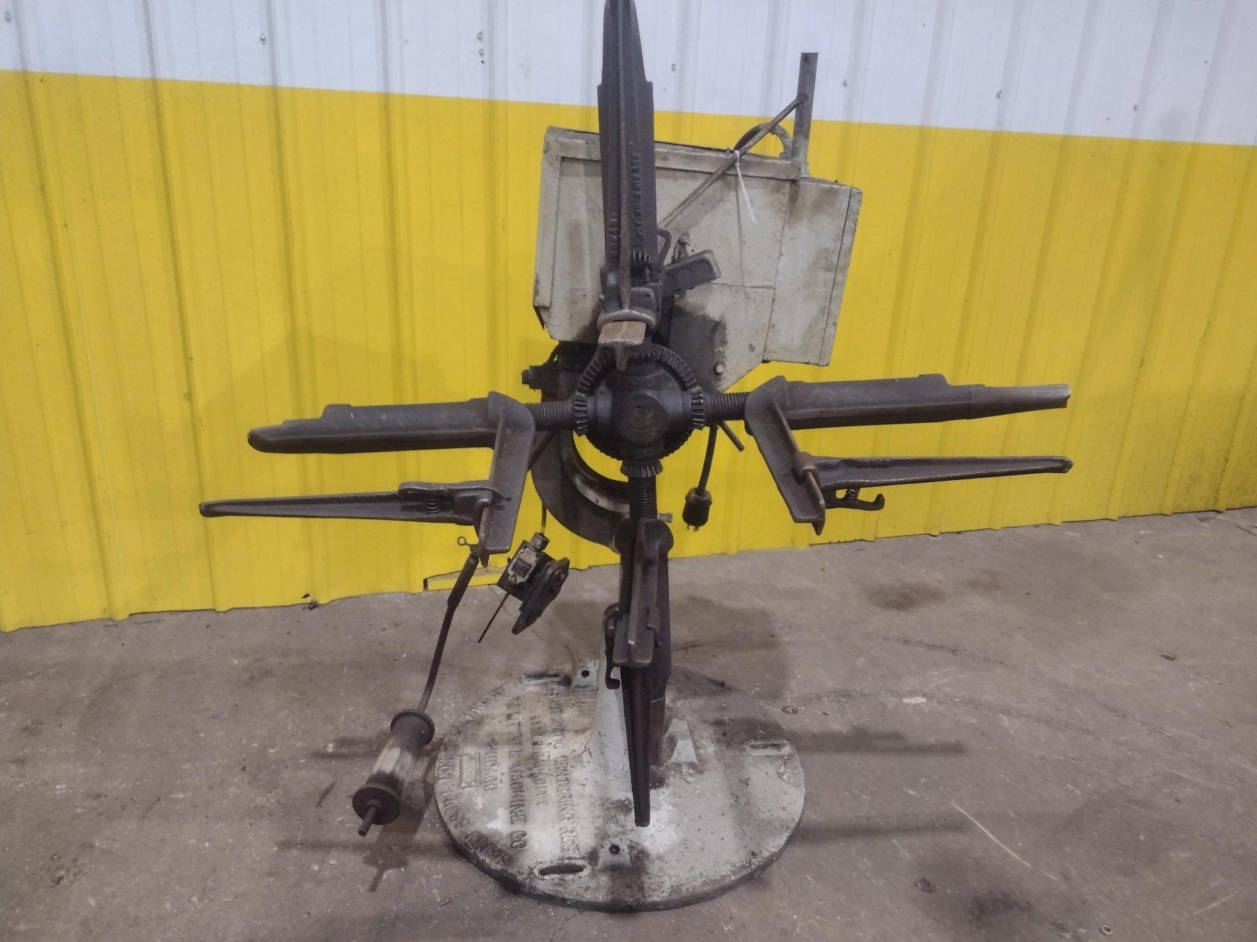 800 LBS LITTELL MOTORIZED UNCOILER COIL REEL: YOBRO #24303