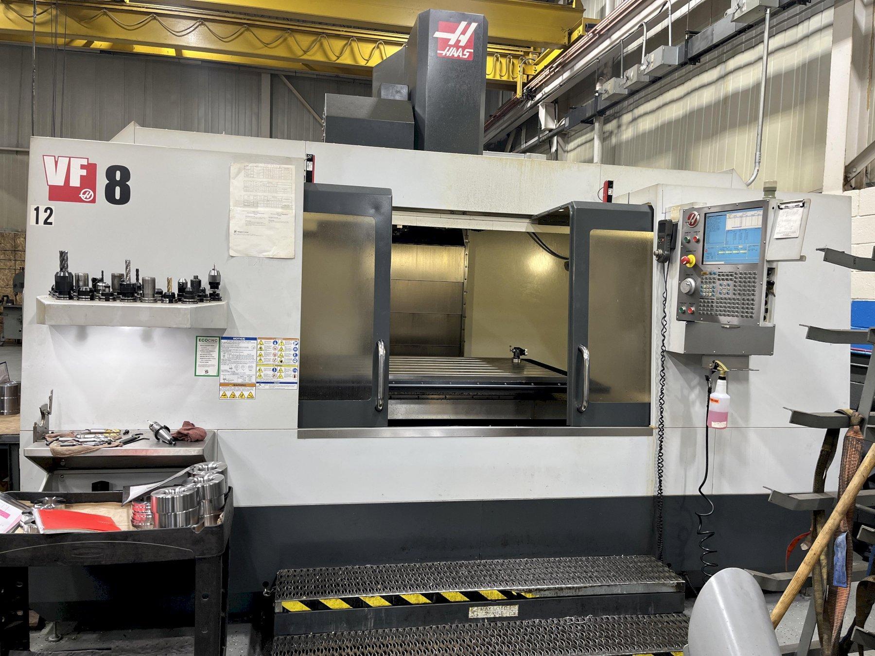 Haas VF-8/40 Used CNC Vertical Machining Center For Sale - 2010